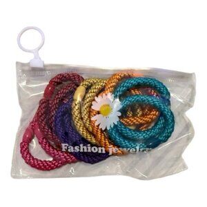 Colorful Braided Hair Ties Set